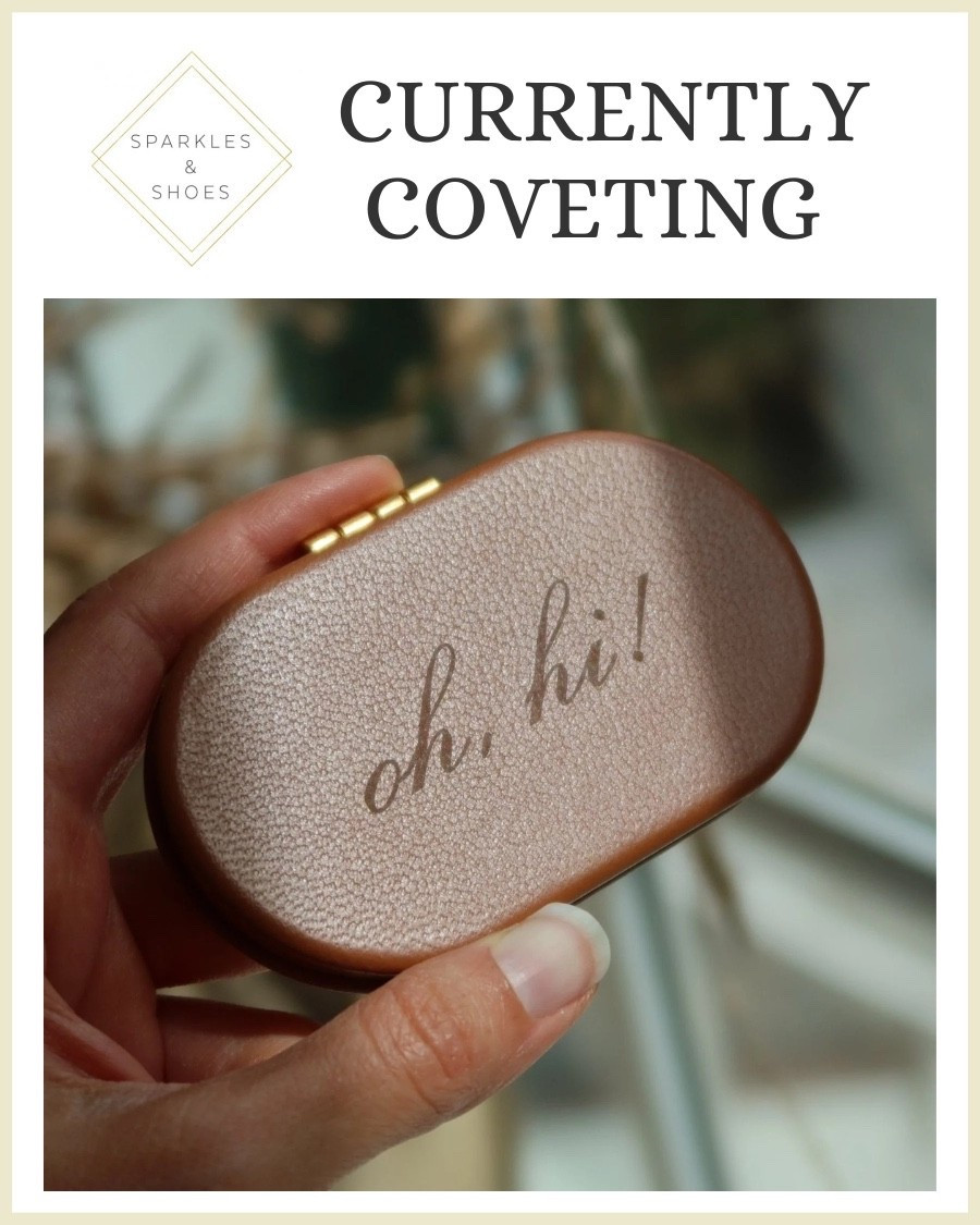 Currently coveting from the cupcakes & cashmere AUTUMN HOME & ACCESSORIES COLLECTION: the  C&C SHOP Customizable Leather Compact Mirror

#giftguide #homedecor #autumnhone