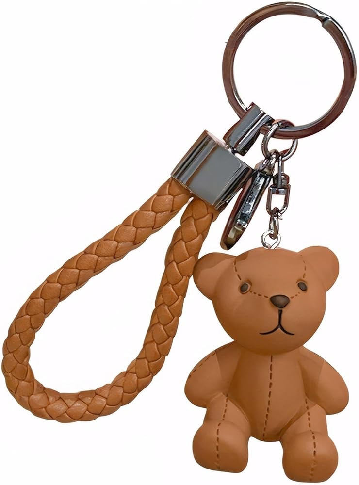 Yaihsuy Bear Resin Keychain Bear Key Ring Bag Charm for Car Keys, Backpack Accessories,Decoration... | Amazon (US)