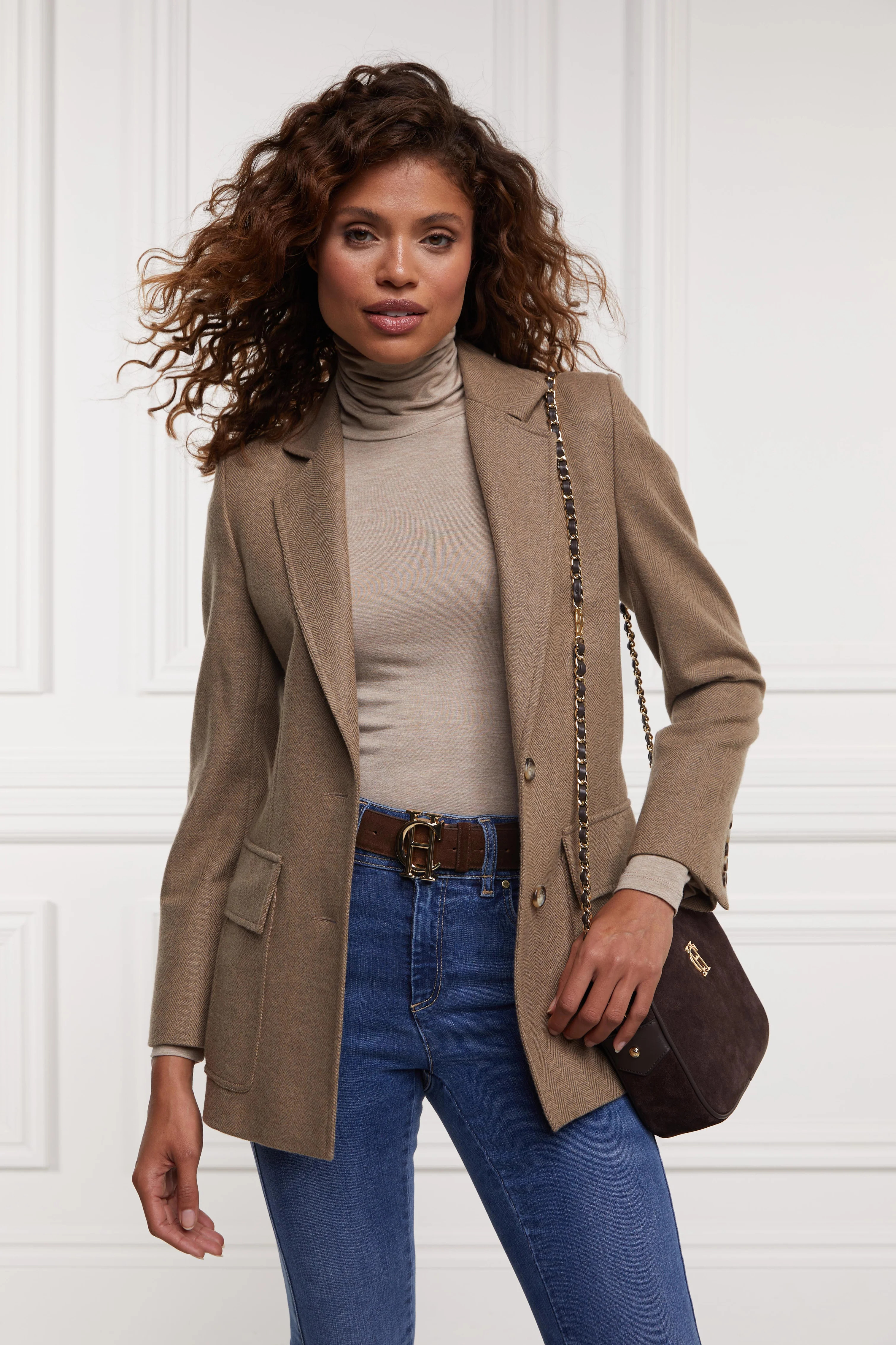 Essential Roll Neck (Oatmeal) | Holland Cooper