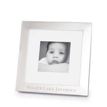Silver 4x4 Square Photo Frame | Mark and Graham