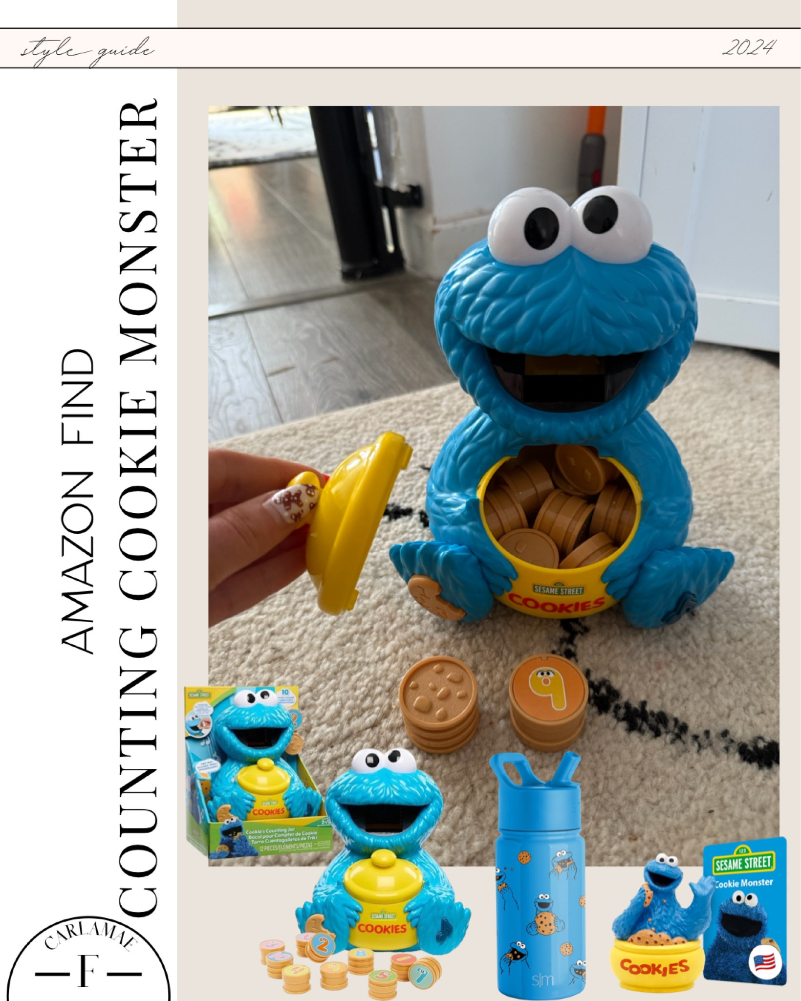 counting Cookie Monster, Cookie Monster Tonie, Cookie Monster toddler cup, toddler toys, interactive toddler toys, counting toys, kids toys, Sesame Street, gifts for toddlers, gifts for kids 

#LTKGiftGuide #LTKBaby #LTKKids