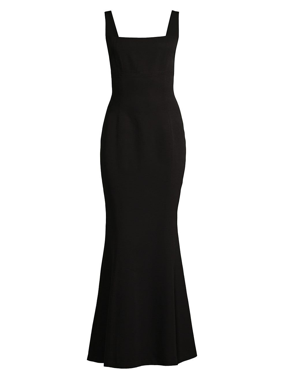 Square-Neck Trumpet Gown | Saks Fifth Avenue