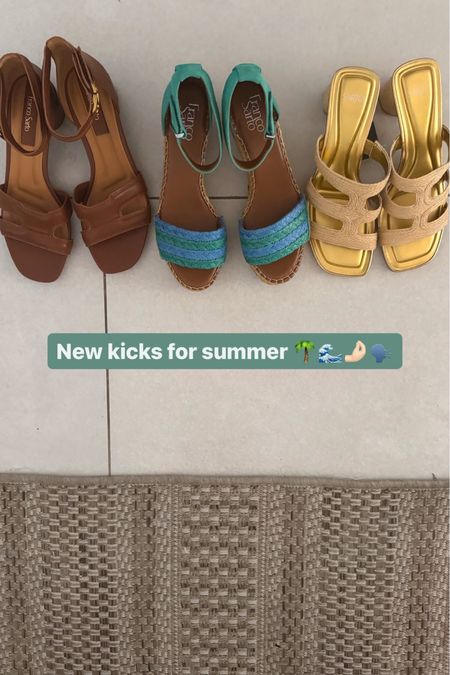 New kicks for summer ☀️ loving  all these sandals from Franco Sarto! 