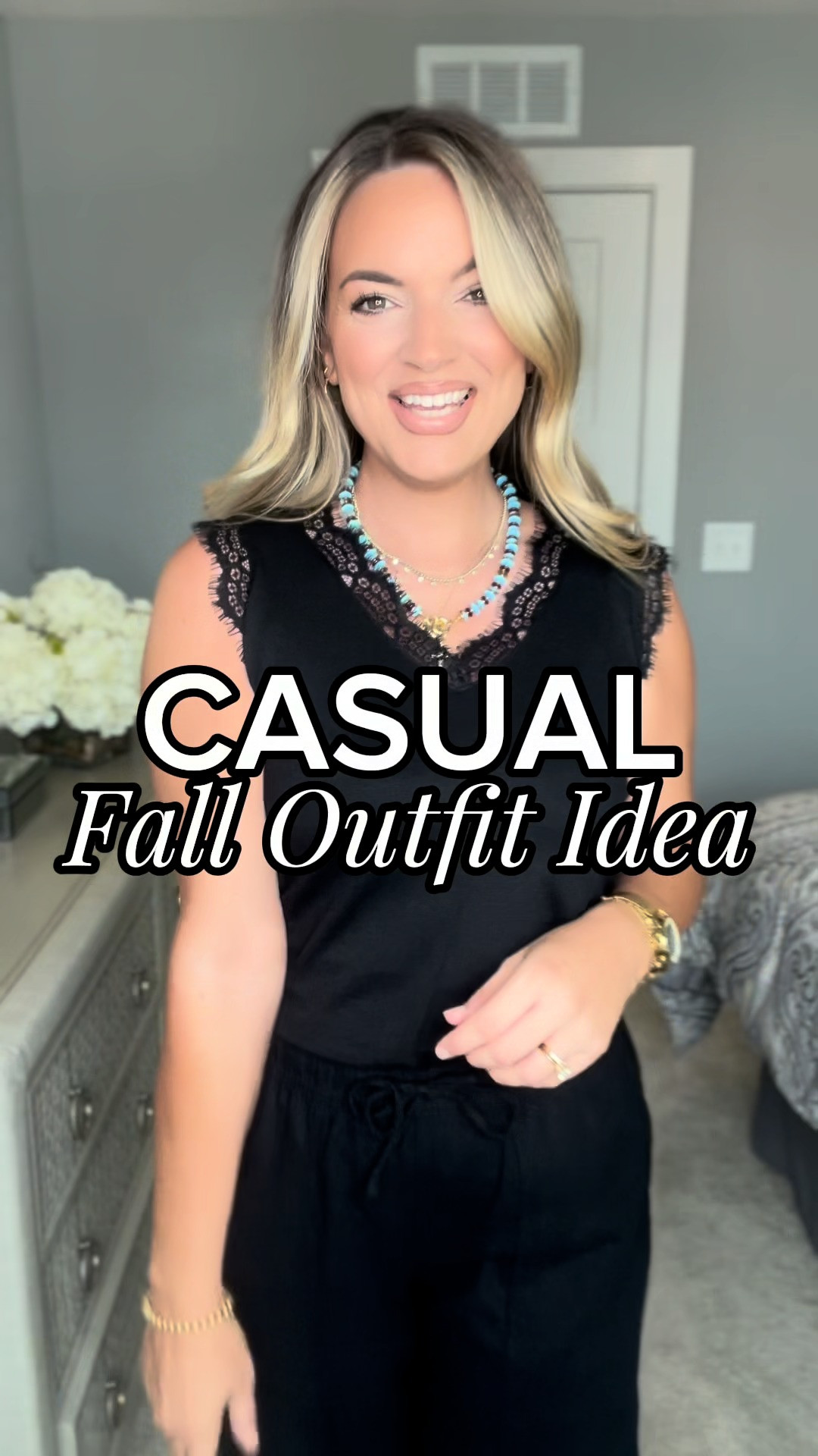 An all-black outfit never goes out of style. It's easy, flattering, and one of my favorite formulas for those early fall days when you still want to stay cool! 

 #LTKdayinmylife #LTKgrwm #LTKSeasonal