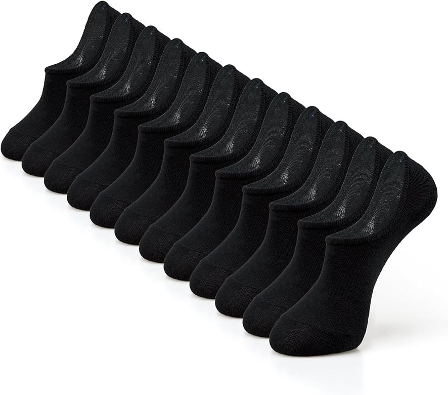 IDEGG Women and Men No Show Socks Low Cut Anti-slid Athletic Casual Invisible Liner Socks | Amazon (US)