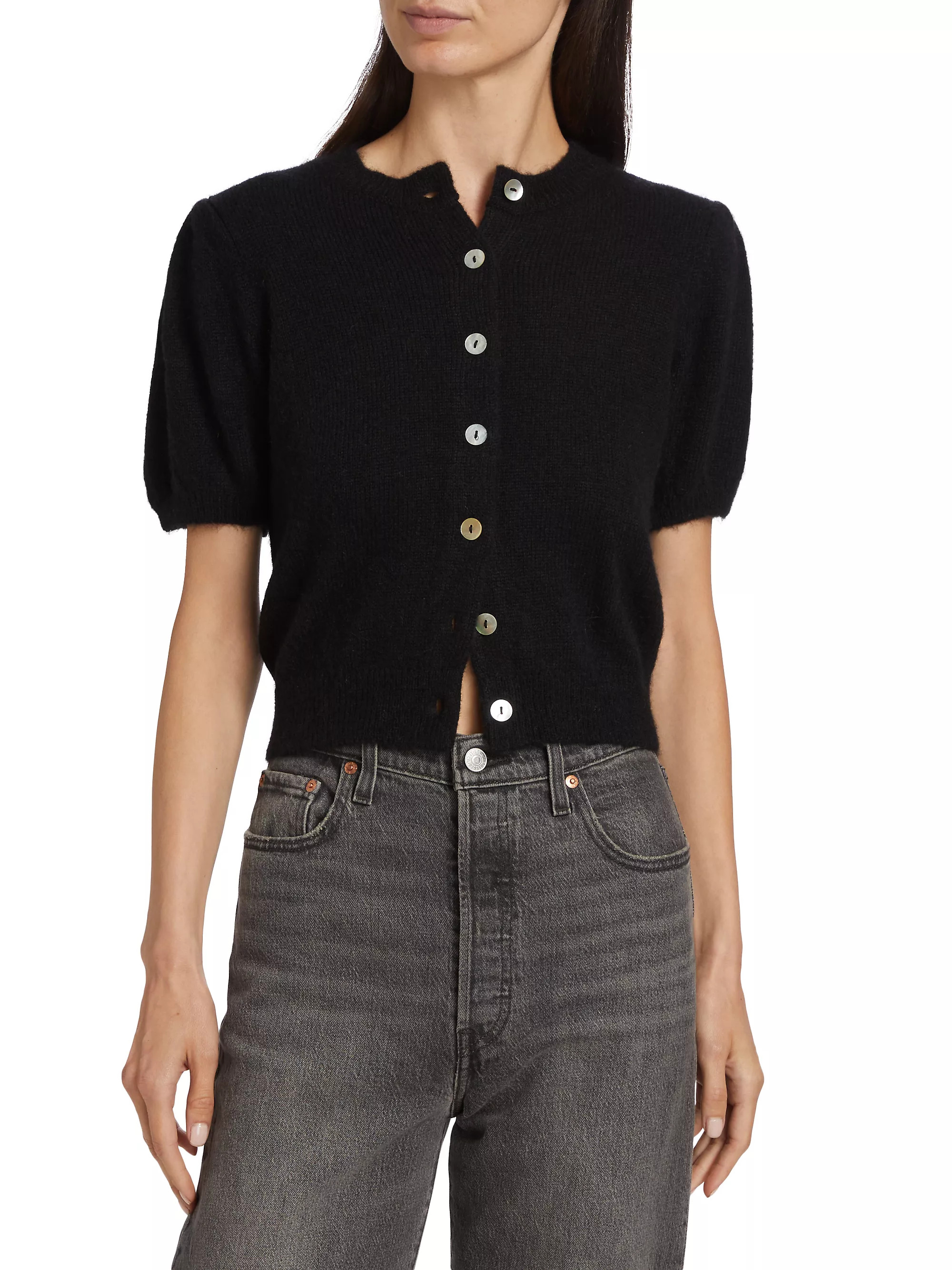 BEST SELLERDÔENAnisa Short-Sleeve Cardigan | Saks Fifth Avenue