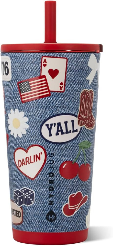 HydroJug Everyday Tumbler 20 oz \u2013 Ceramic-Lined Insulated Tumbler with Straw and Soft-Touch ... | Amazon (US)