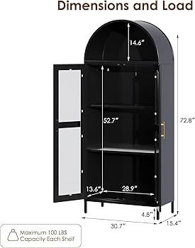 Arched 2 Door - 73“H | Amazon (US)