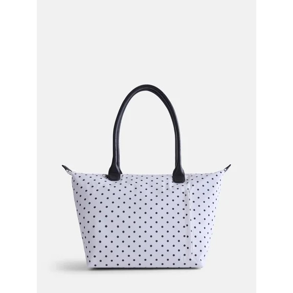 No Boundaries Women's Tote Bag, Polka Dot | Walmart (US)