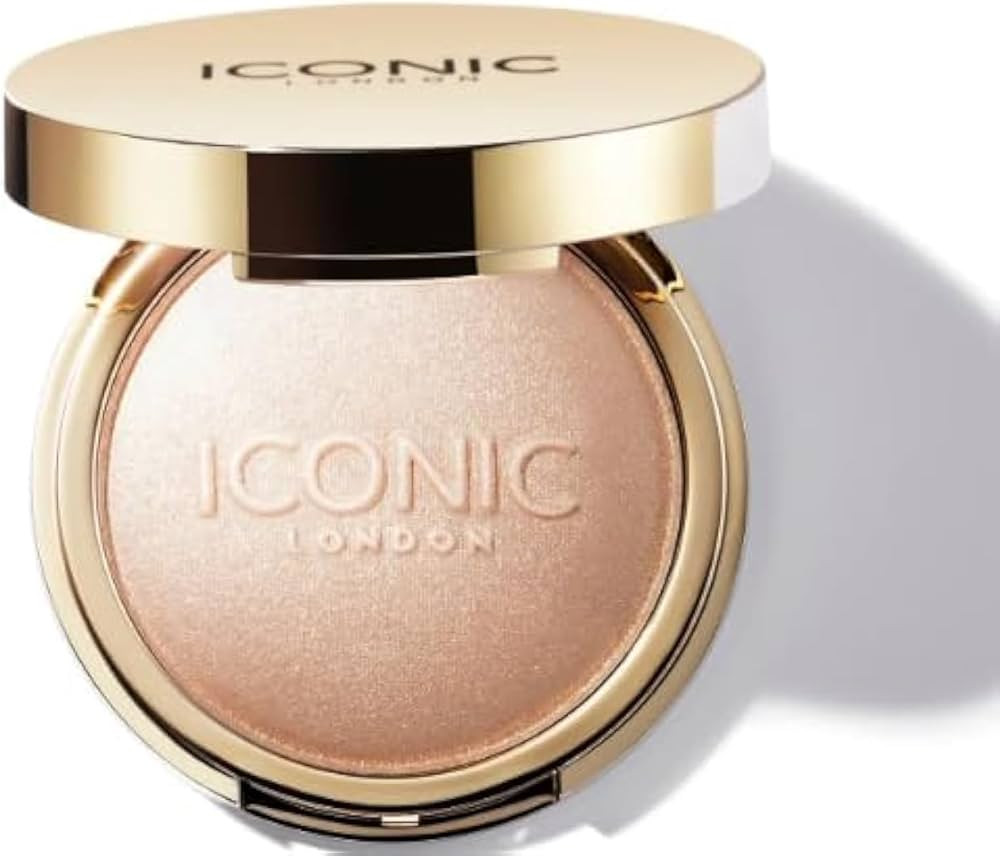 ICONIC LONDON Lit and Luminous Baked Highlighter | Powder Highlighter for a Radiant Glow, Cruelty... | Amazon (US)