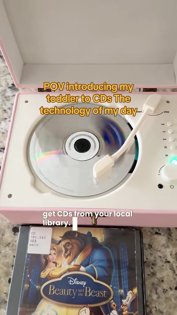 Screen free music time for kids. Love my portable CD player that looks like a vinyl record player! 

#LTKHoliday #LTKFindsUnder50 #LTKGiftGuide