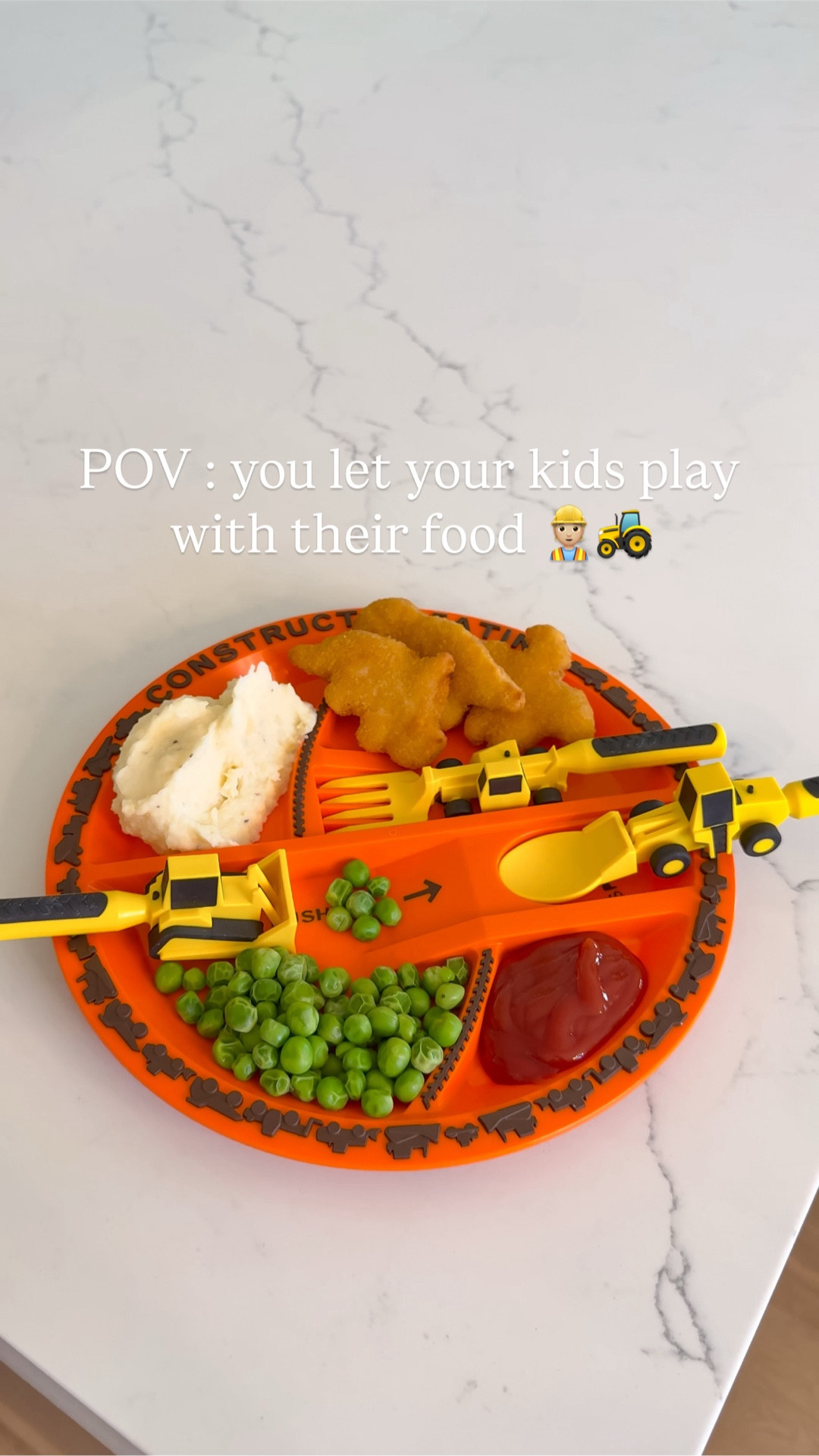 This construction plate and silverware set from Amazon!! Turn mealtime into a mini construction zone and suddenly everything gets eaten! 👷🏼🚜

#amazonhome #thesistershoppers #momhack #mealtimefun #toddlerlife

#LTKKids #LTKHome #LTKmomlife