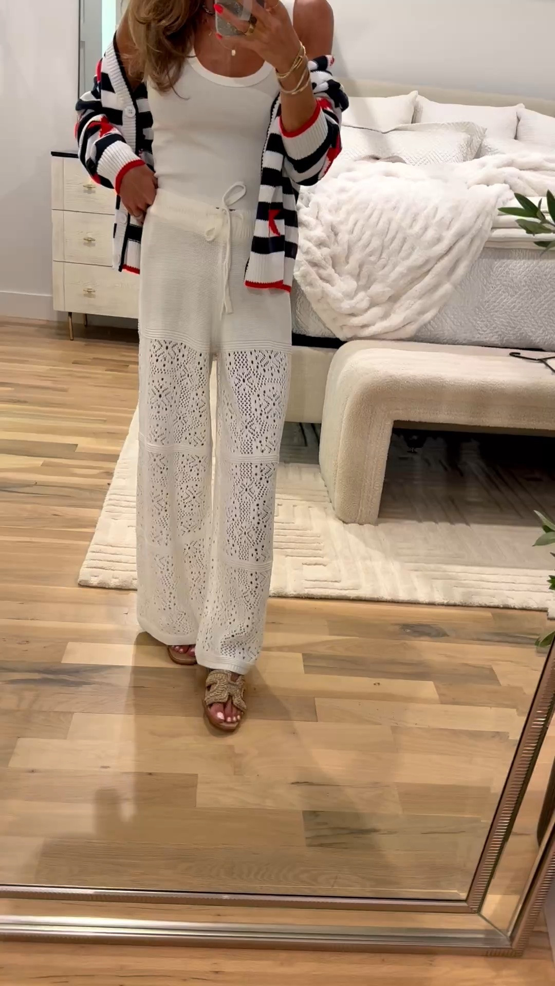 Adorable crochet pants on sale!! Wearing size xs 
Summer outfit ideas, July 4 outfits

#LTKSaleAlert #LTKPetite