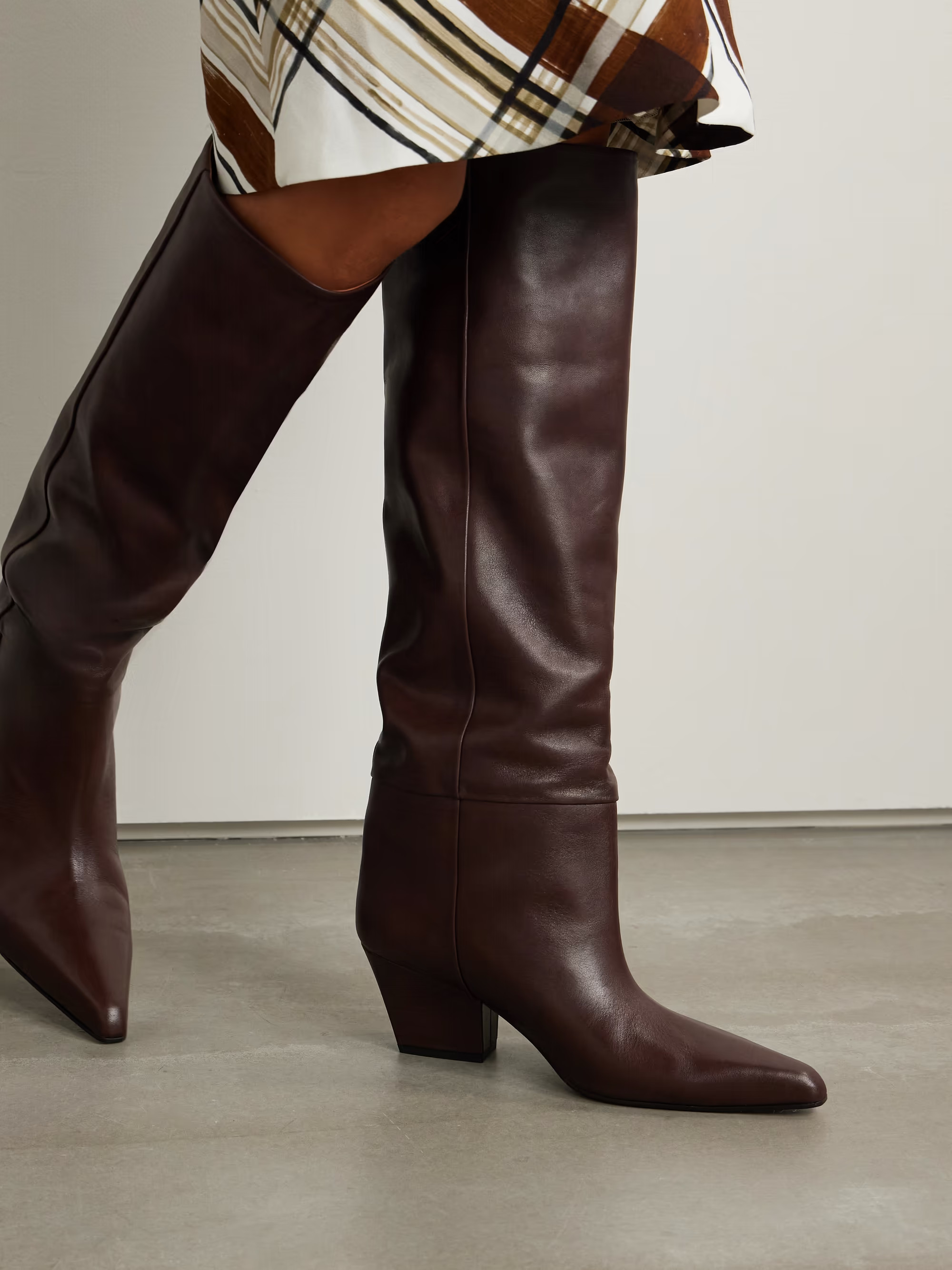 Jane leather knee boots | NET-A-PORTER (US)