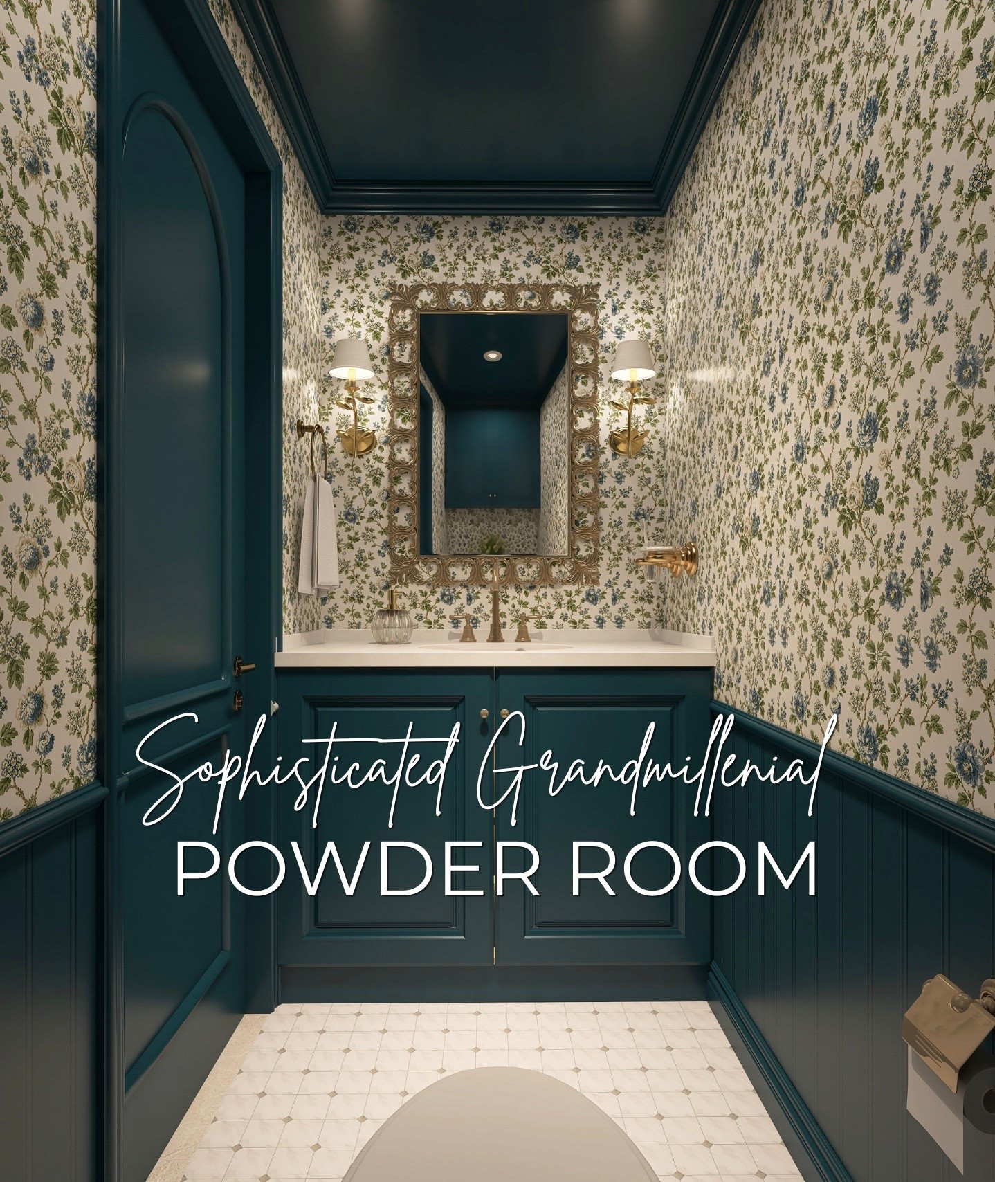 Designed by Brandy
Sophisticated Grandmillenial Powder Room

#LTKmomlife #LTKSeasonal #LTKHome