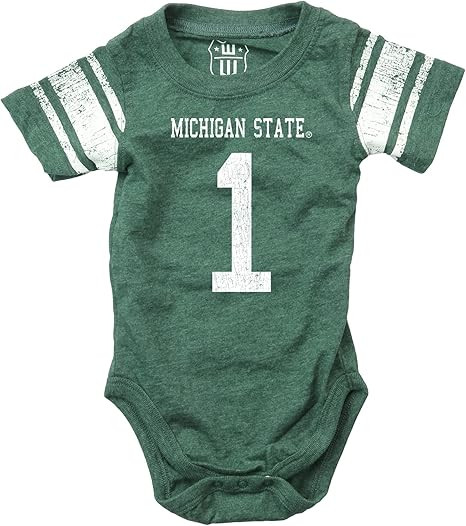 Wes and Willy Infant College Football Jersey One Piece Bodysuit | Amazon (US)