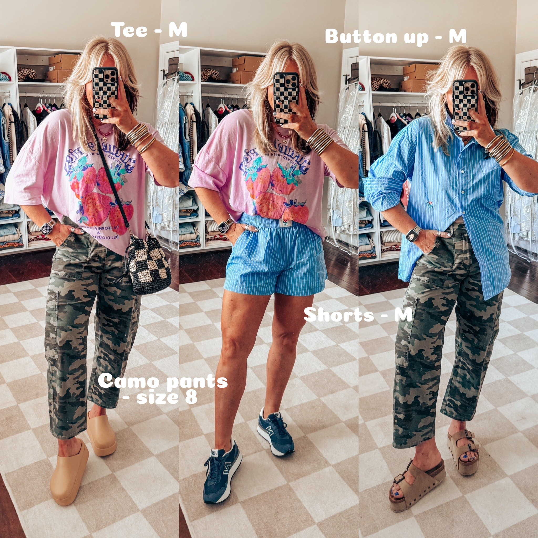 Target Circle Week 🎯 
I have my sizes in the pic. These are all such cute pieces! The softest graphic tee and obsessed with these camo pants. 


#LTKStyleTip #LTKSaleAlert #LTKOver40