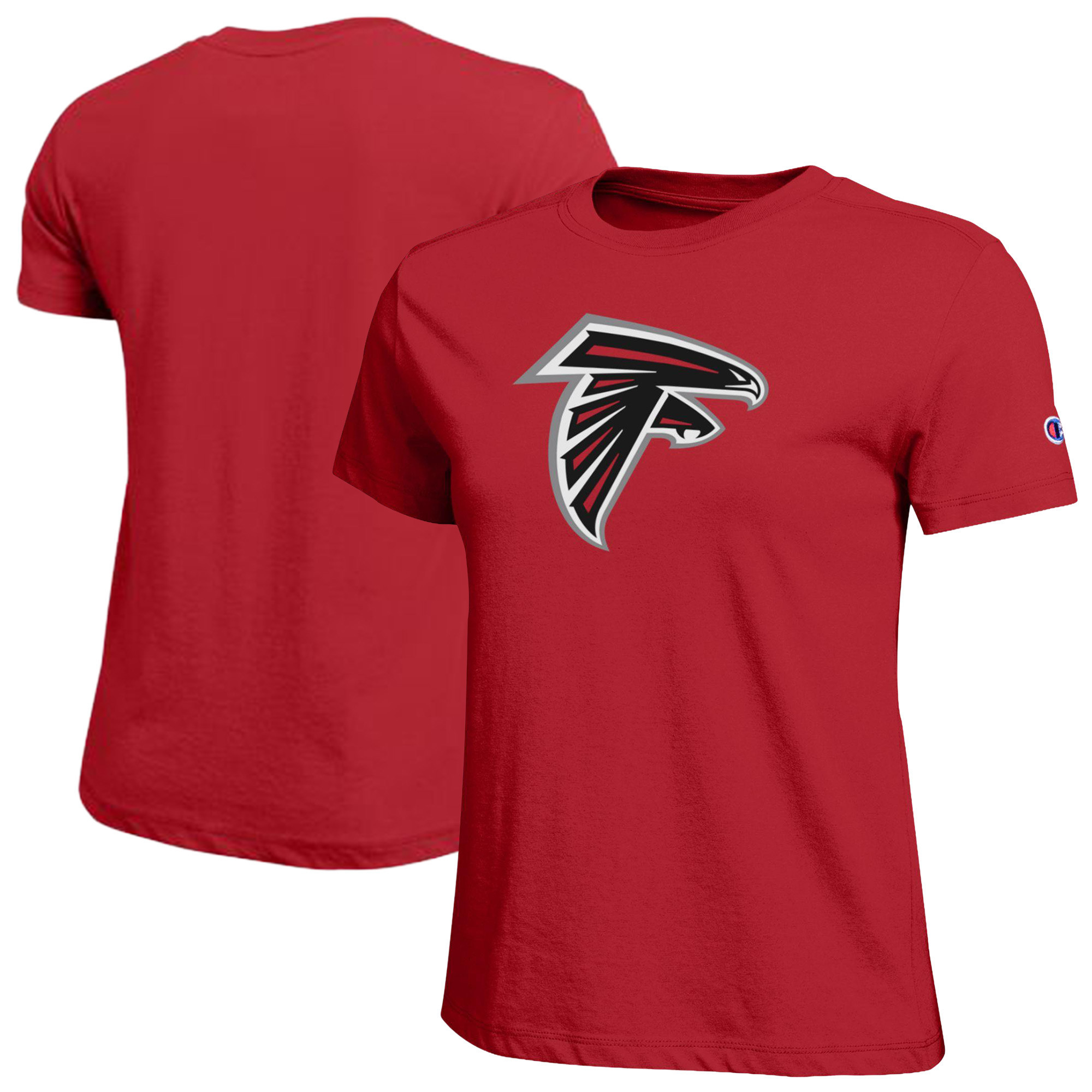 Women's Champion Scarlet Atlanta Falcons Logo T-Shirt | NFL Shop