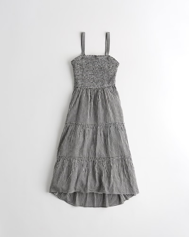 Tiered Midi Dress | Hollister (US)