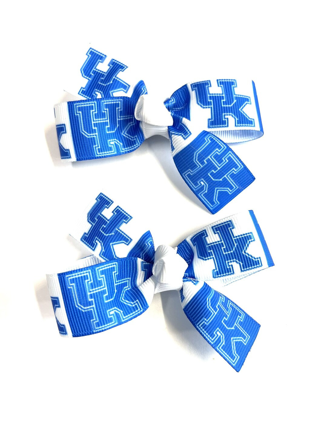 Girls University of Kentucky Hair Bows Set of 2 Toddler University of Kentucky Wildcats Pig Tail ... | Etsy (US)