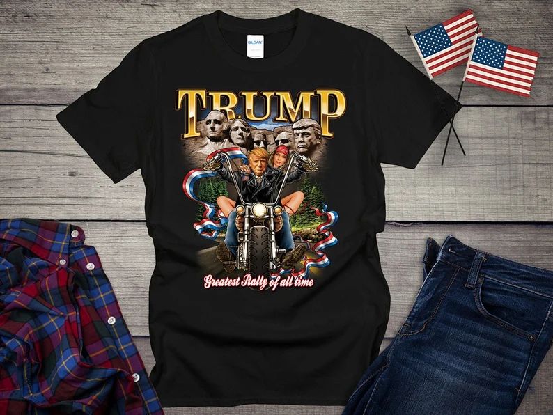 Trump T-shirt, Greatest Rally of All Time Tee, Donald Trump Political Shirt, Biker, Motorcycle, M... | Etsy (US)