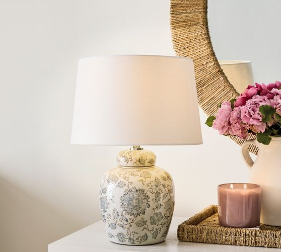 Langley Petite Ceramic Table Lamp (18") | Pottery Barn (US)