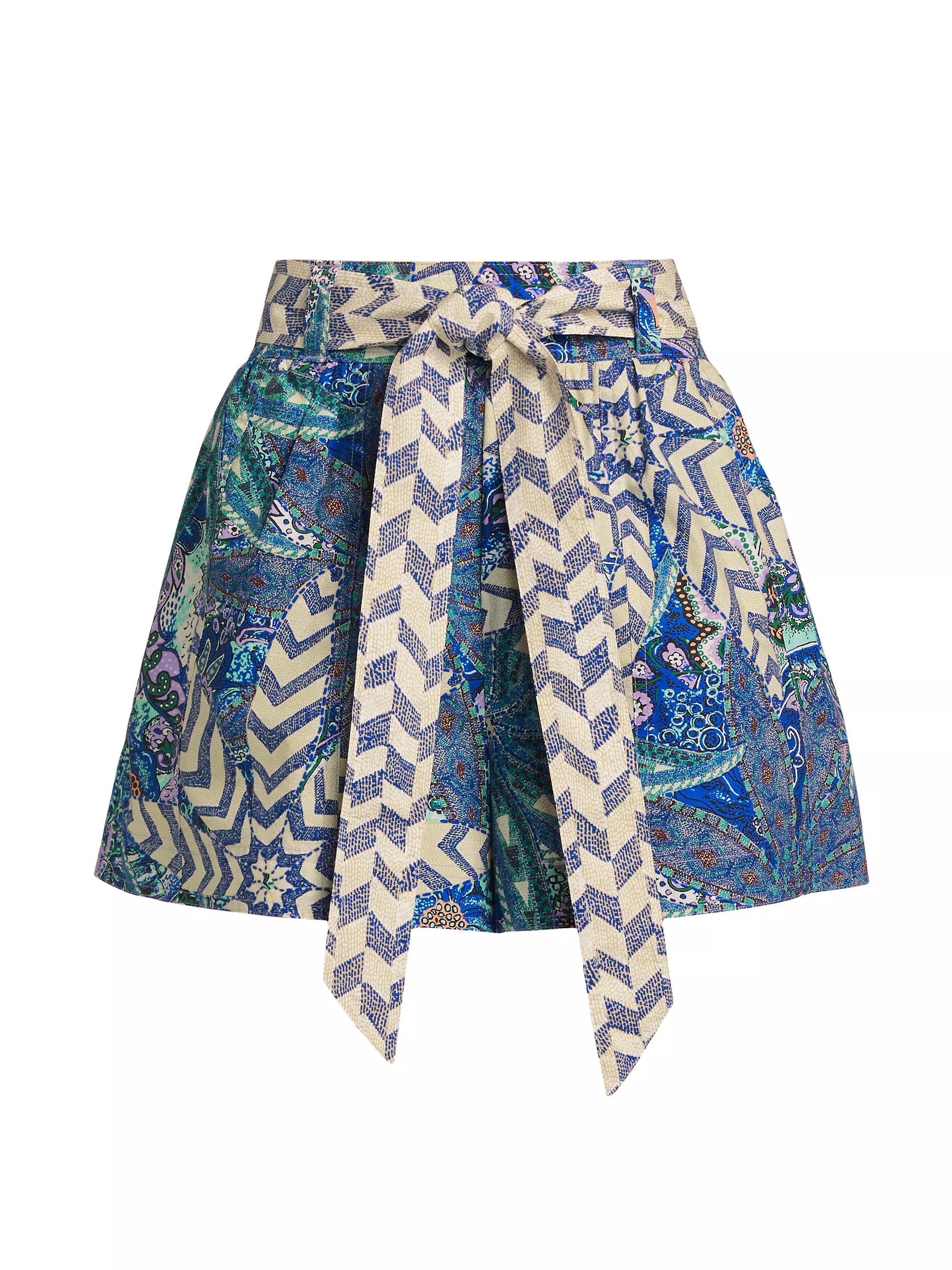 Tedi Floral Paisley Tie-Waist Shorts | Saks Fifth Avenue