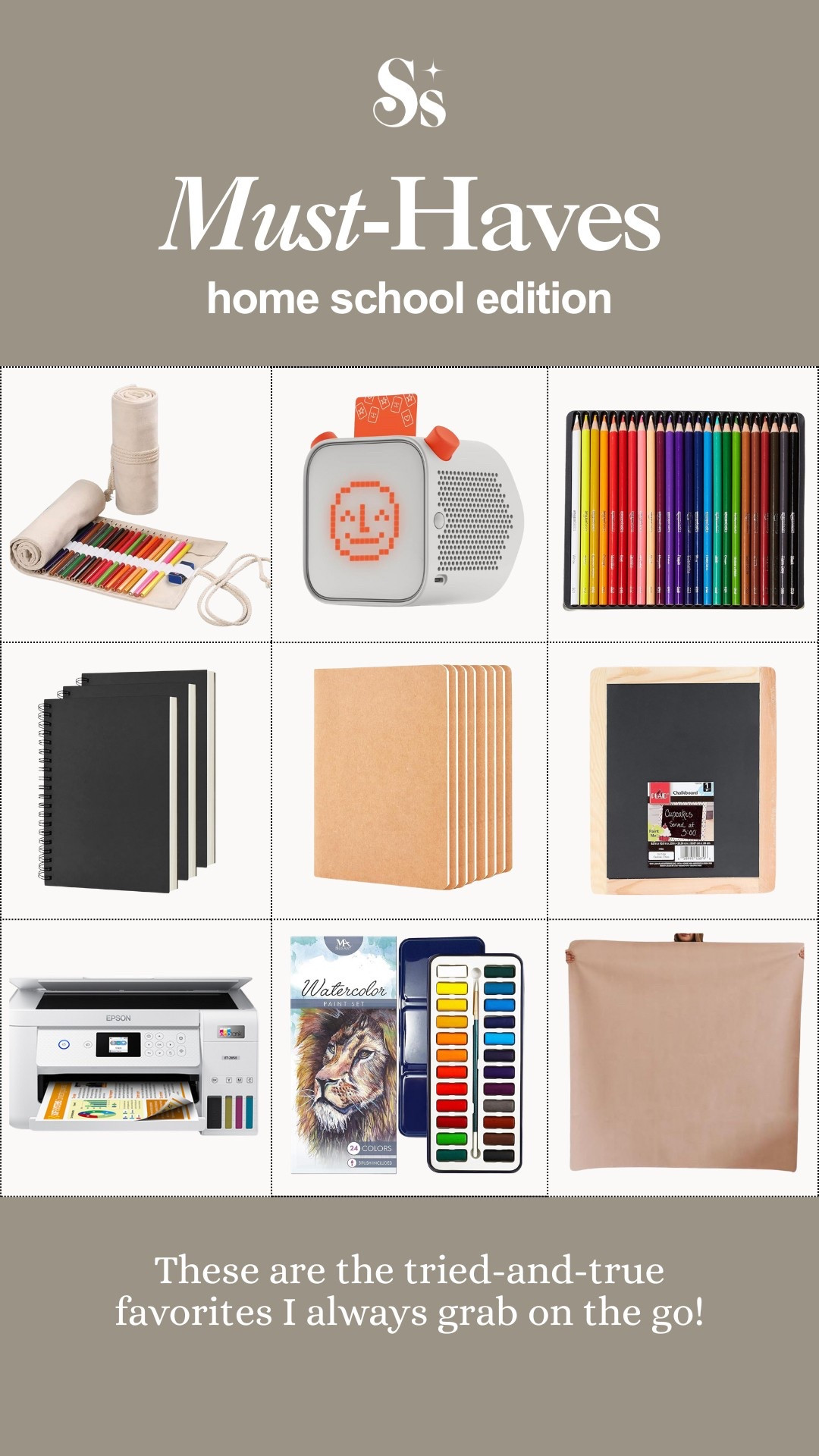 Coloring pencils, notebooks, printers--these are my go-to homeschool essentials for outings. 

#LTKFamily #LTKHome #LTKWatchNow