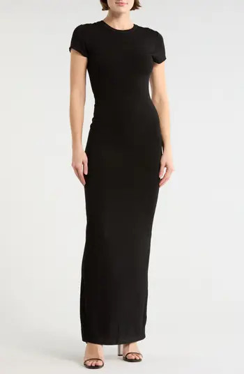 Alice + Olivia Delora Two-Way Cap Sleeve Maxi Dress in Black at Nordstrom Rack, Size 0 | Nordstrom Rack