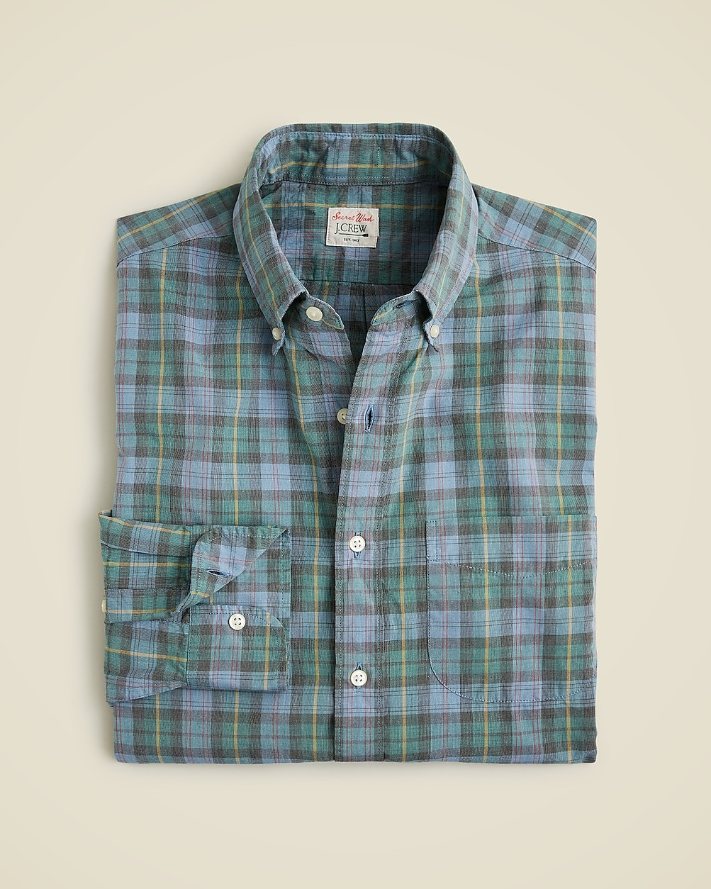 Secret Wash cotton poplin shirt | J. Crew US