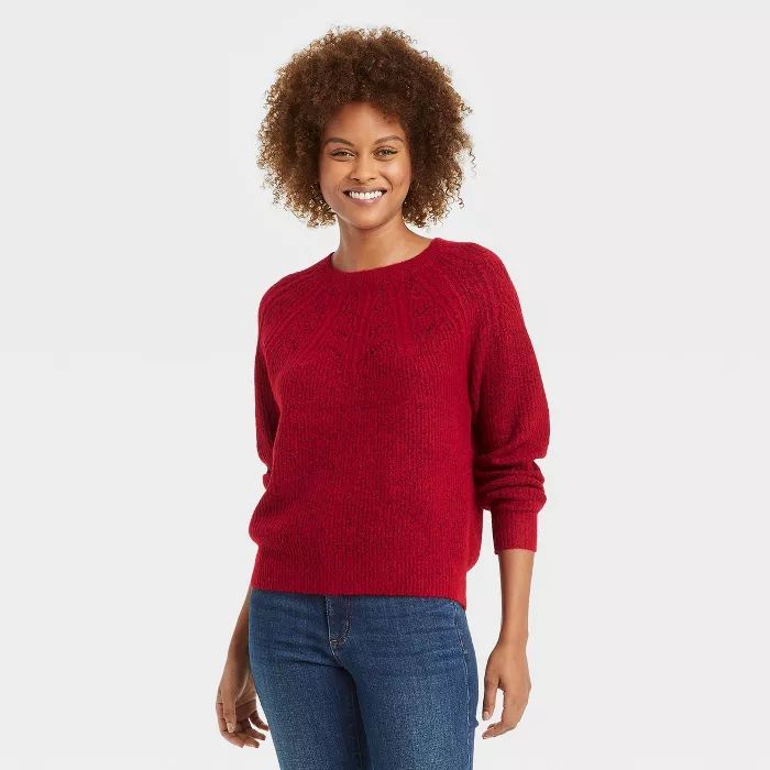 Women's Crewneck Pullover Sweater - Knox Rose™ | Target