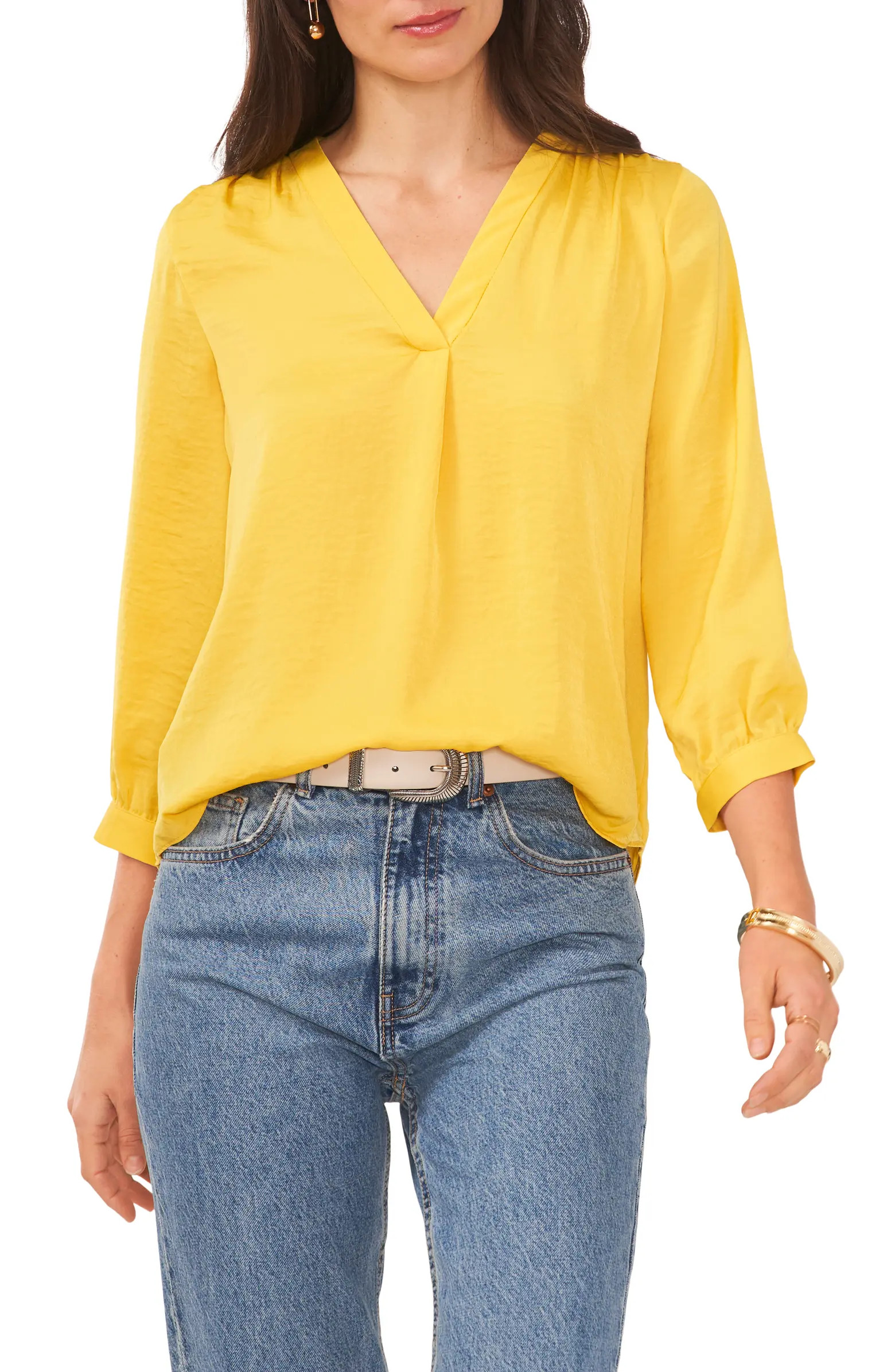 Rumple Fabric Blouse | Nordstrom