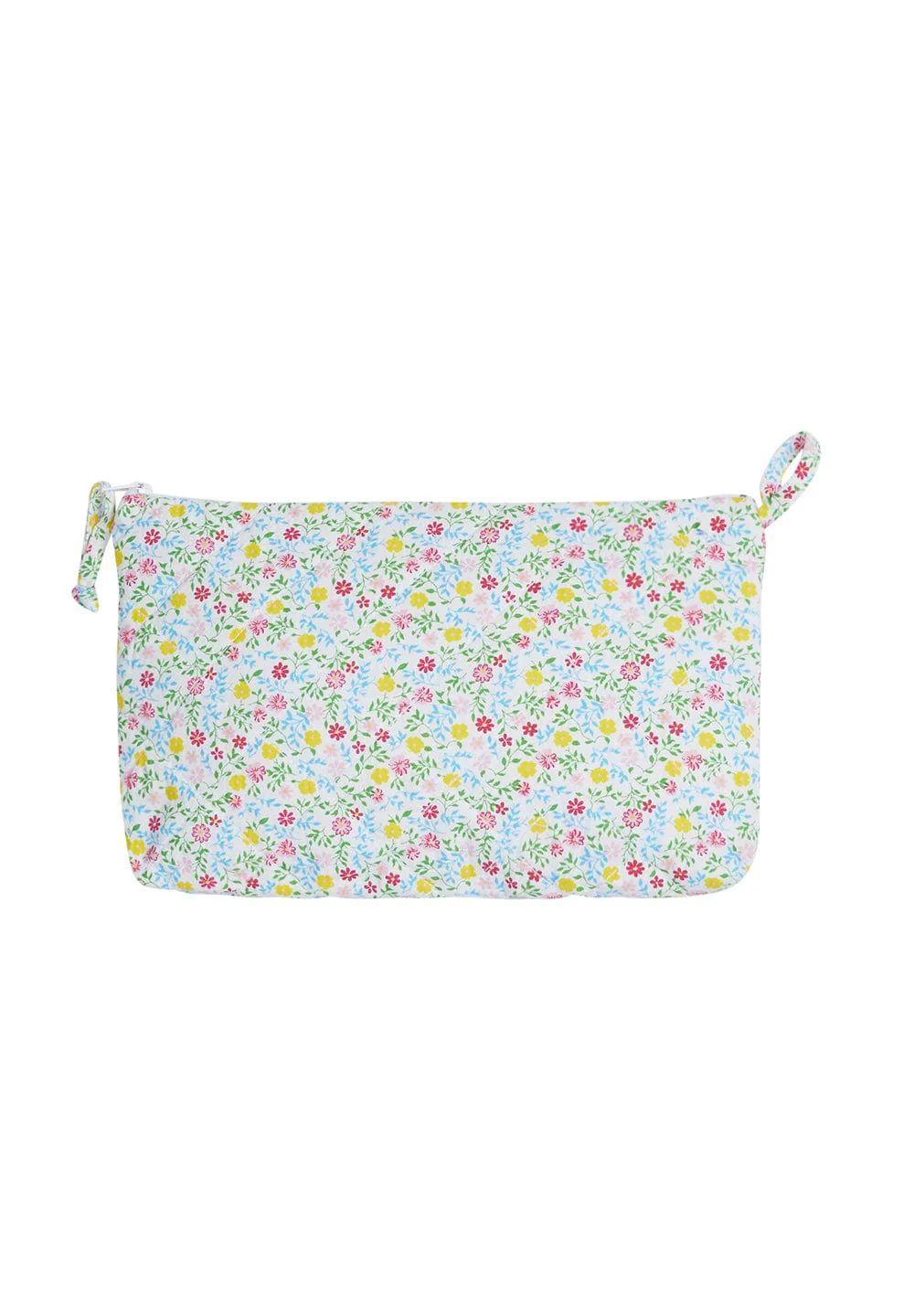 Quilted Cosmetic Bag - Spring Floral | Little English