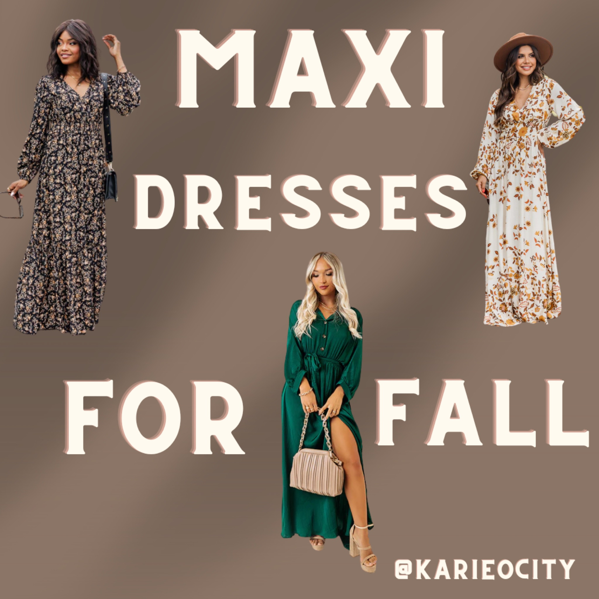 Maxi Dresses for Fall 🍁

Looking for a longer dress for fall pictures or for church? 

Loving these for Fall🍁Family Picture Outfit/ Maxi Dresses/ picture outfit/ Fall Dresses 

#LTKfamily #LTKSeasonal #LTKHoliday