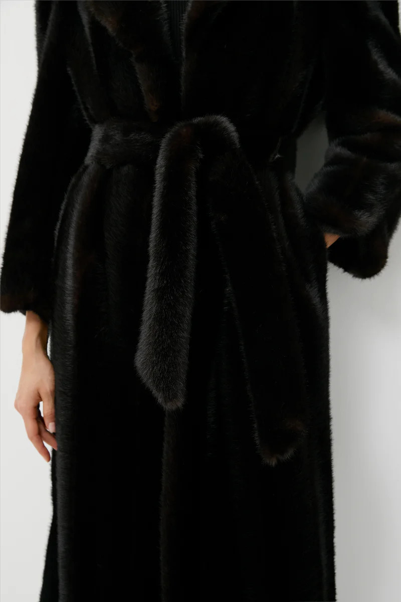 Brown Fur Carmella Coat | Tuckernuck (US)