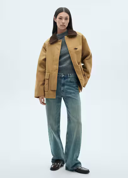 Pockets cotton parka medium brown - Women - M - MANGO | Mango (US/MX/AU)