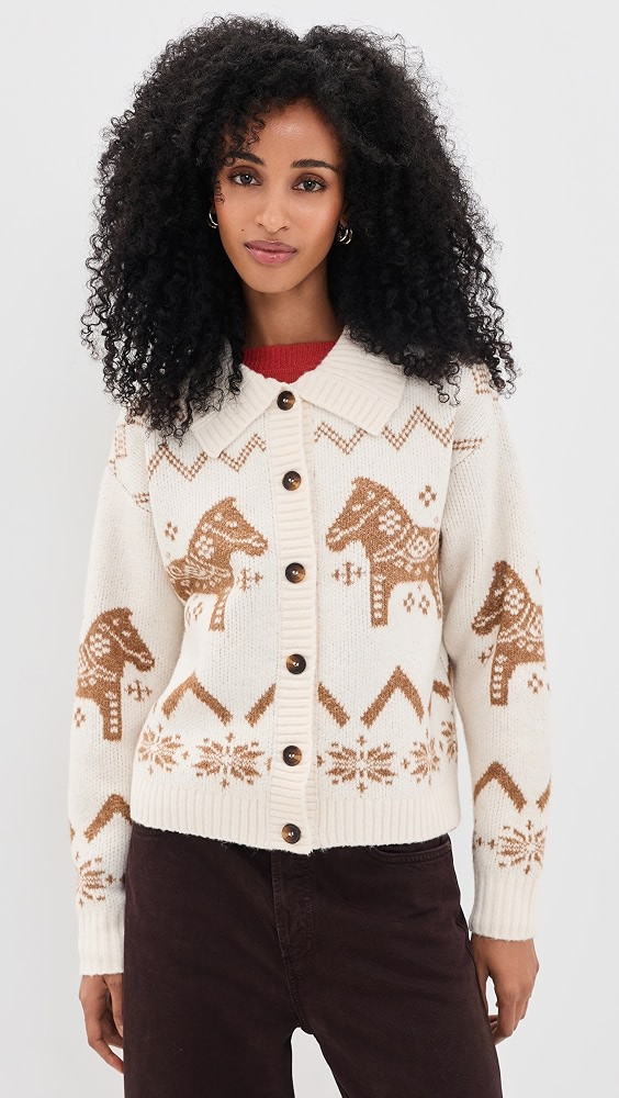 Neck Collar Button Down Cardigan | Shopbop