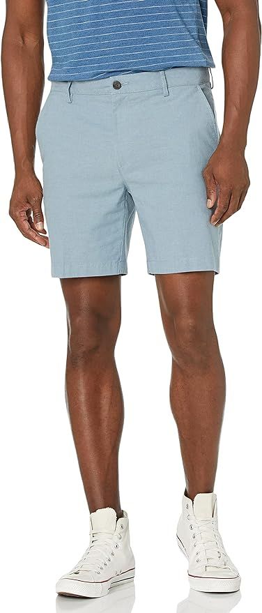 Amazon Essentials Men's Slim-Fit 7" Lightweight Comfort Stretch Oxford Short (Previously Goodthre... | Amazon (US)
