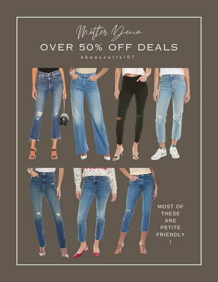 Shop these gorgeous Mother denim jeans on sale for over 50% off!!  

#LTKsalealert #LTKstyletip #LTKover40