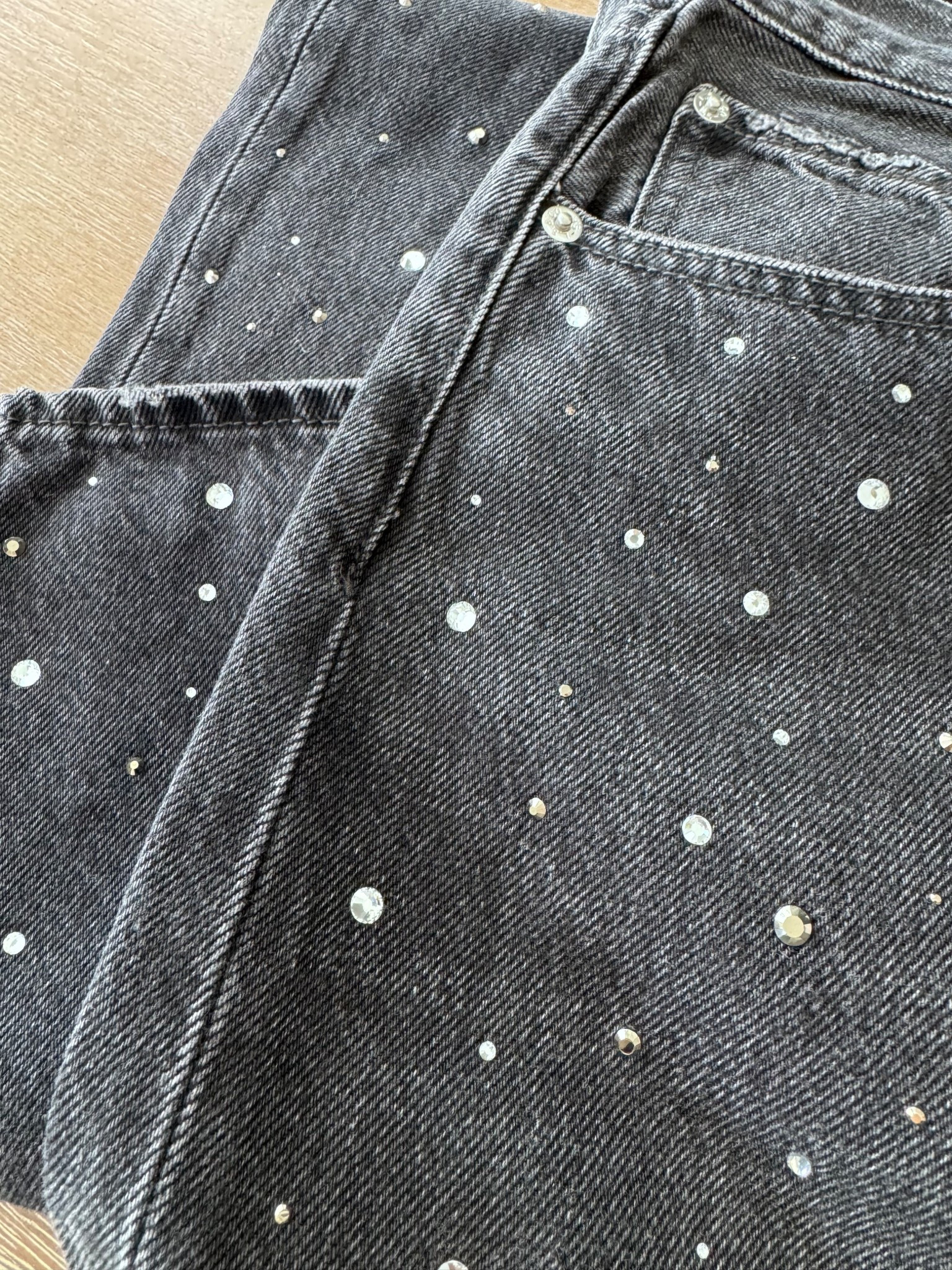 Black rhinestone Levi’s 