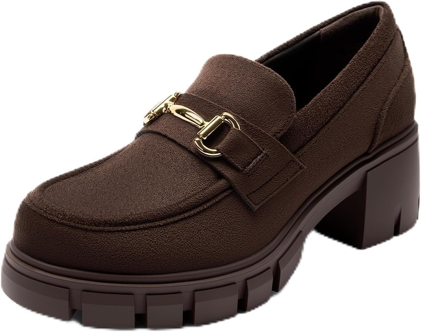 DREAM PAIRS Women's Platform Chunky Loafers | Amazon (US)
