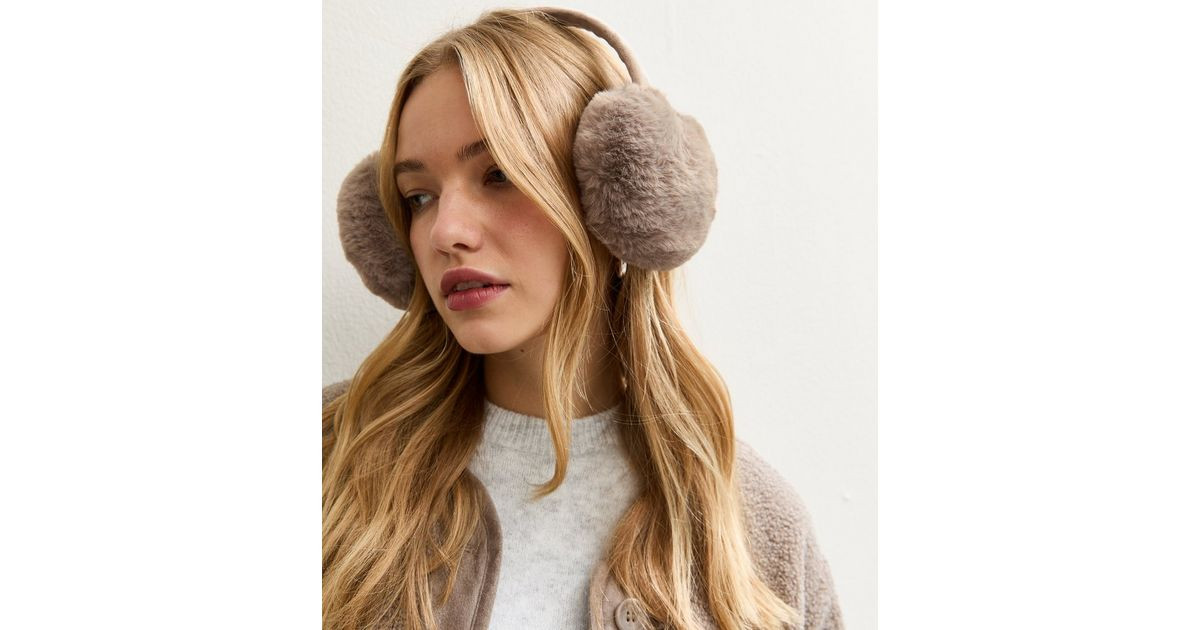 Brown Faux Fur Ear Muffs | New Look | New Look (UK)