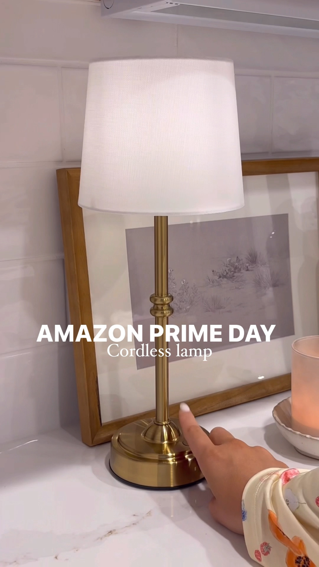 Cordless gold lamp! I love this in my kitchen!

Amazon prime day finds 

#LTKVideo #LTKHome #LTKSaleAlert