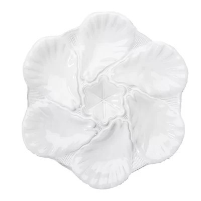 Fleur De Lis Oyster 9.5" Dinner Plate | Wayfair North America