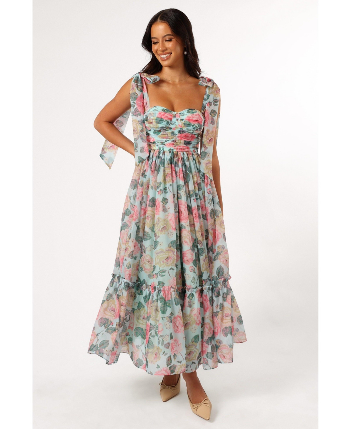 Petal and Pup Women's Floret Midi Dress - Blue multi | Macy's