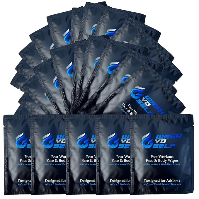 Amazon.com: Wash Yo Self Body Wipes - Large Individually Wrapped Disposable Wet Wipes for Women, ... | Amazon (US)