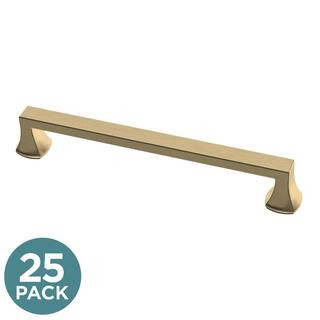 25-Pack Mandara 6-5/16 in. (160 mm) Classic Champagne Bronze Drawer Bar Pulls | The Home Depot