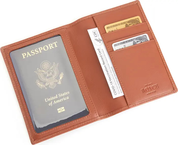 Leather Vaccine Card & Passport Holder | Nordstrom