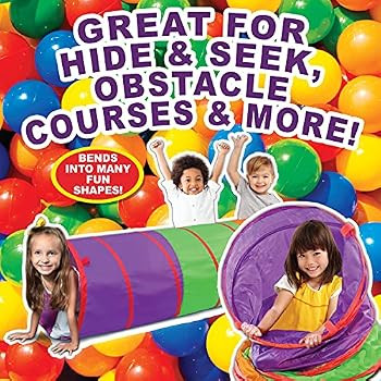 6 Foot Play Tunnel – Indoor Crawl Tube for Kids | Adventure Pop Up Toy Tent – Sunny Days Ente... | Amazon (US)