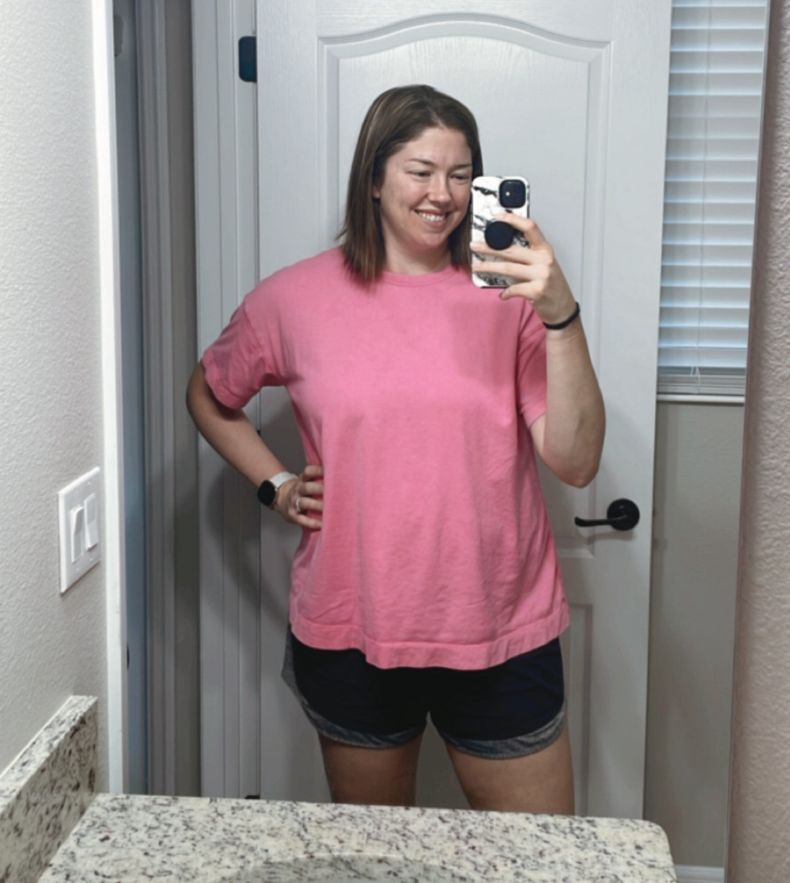 Casual look for running to appointments with my kiddos. Super comfortable. Top is Old Navy, wearing a large. Oversized fit! Bottoms are Amazon, wearing a large. 

#LTKfindsunder100 #LTKstyletip #LTKmidsize